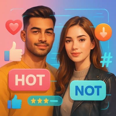 AI attractiveness score