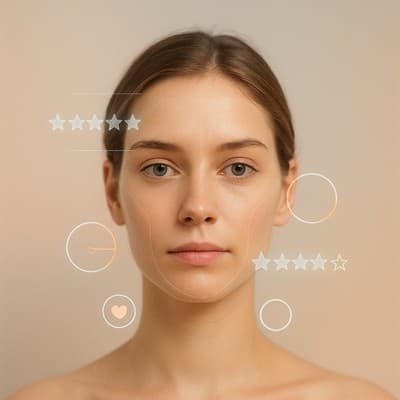 AI facial symmetry test